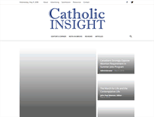 Tablet Screenshot of catholicinsight.com